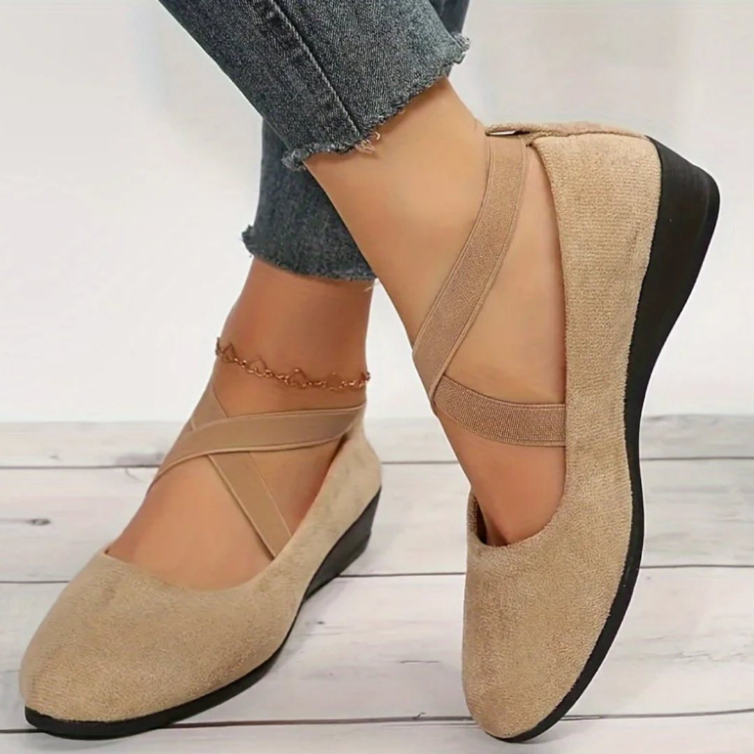 Bellezza | Scarpe da Balletto con Tallone Compensato Eleganti e Comode 4