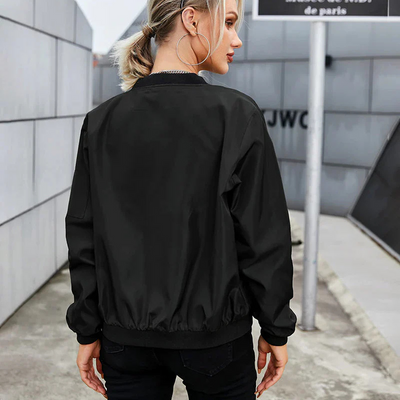Eyway | Giacca Bomber Donna Leggera e Traspirante con Dettagli a Coste 3