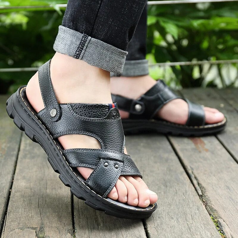 Charles | Sandales en cuir à la mode