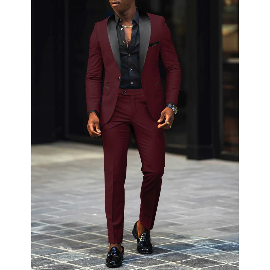 Slim Fit Elegante | Abito Uomo Coordinato per Eventi Formali 2