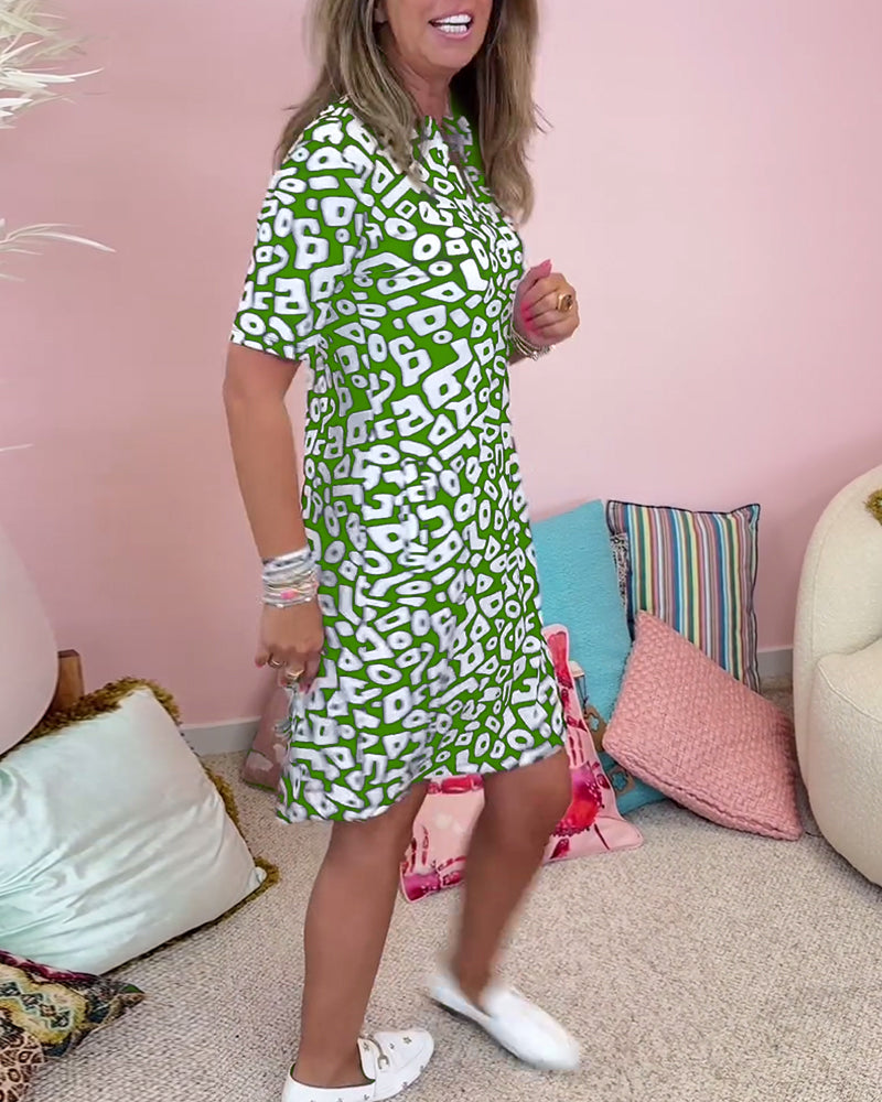 Regina | Abito casual con scollo a V