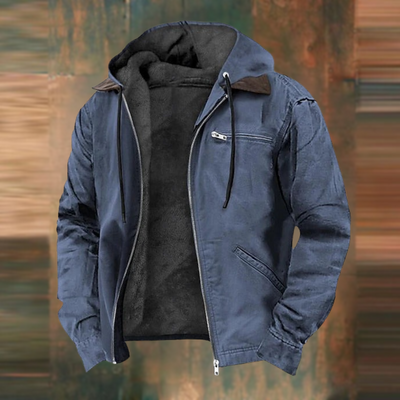 Lorenzo | Giacca con zip e cappuccio