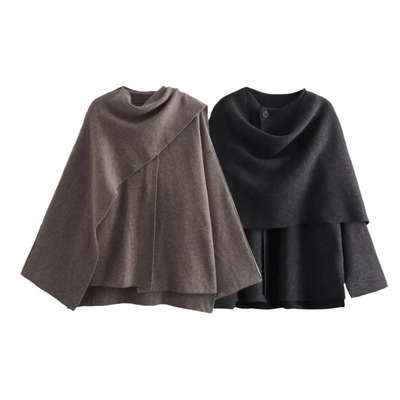 Aurelia | Cappotto a mantella virale