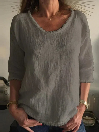 Lino Elegante | Top Casual in Lino Traspirante per Giorni Caldi 3