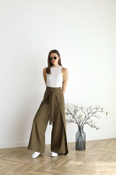 JULIANNA | PANTALONI IN LINO DAL TAGLIO AMPIO