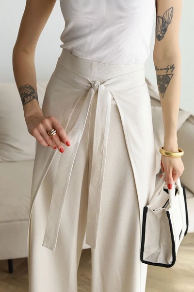 JULIANNA | PANTALONI IN LINO DAL TAGLIO AMPIO
