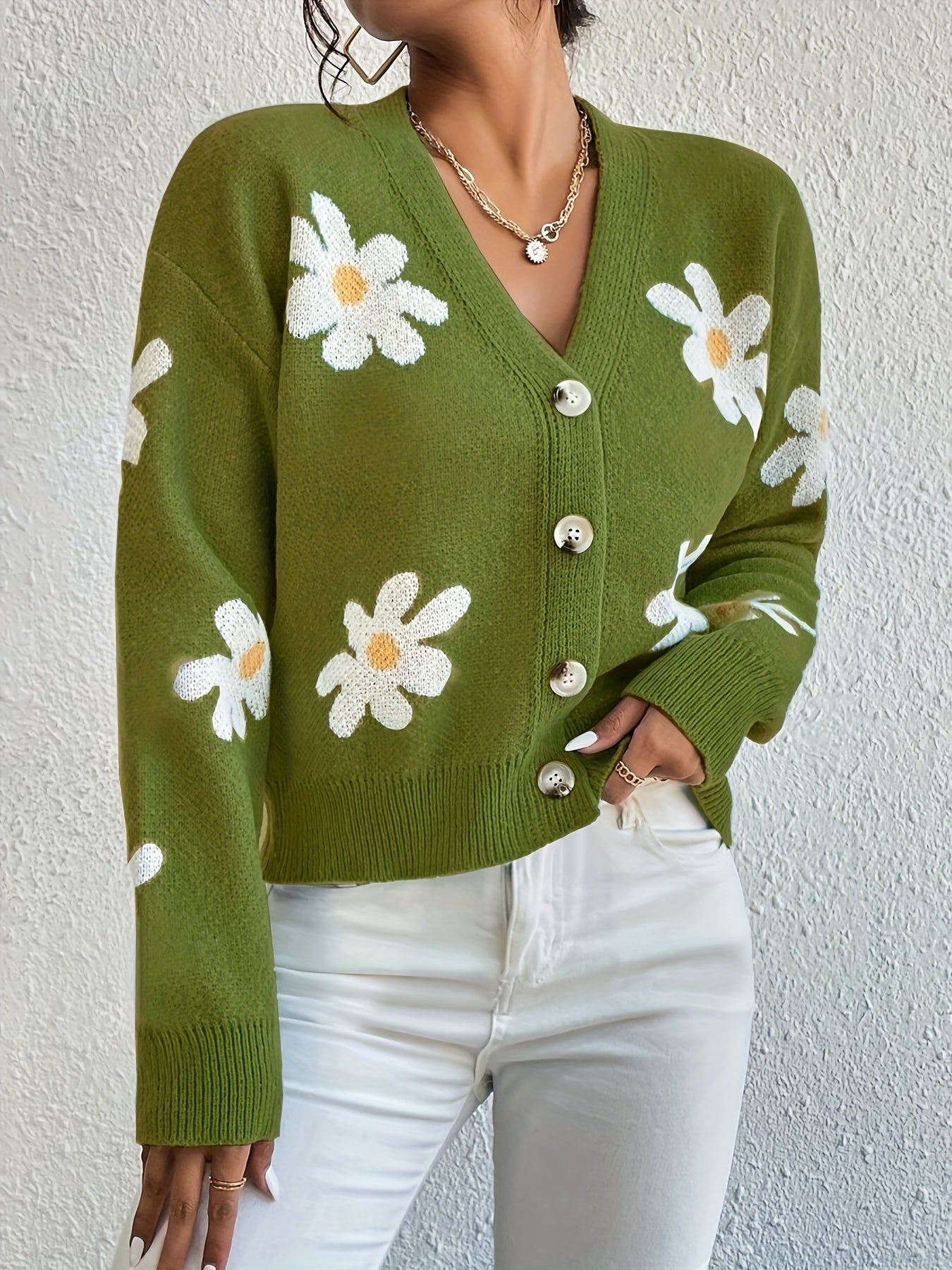 Sandra | Maglione elegante con bottoni