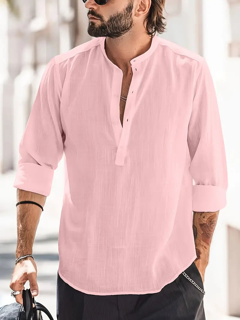 Camicia Hugo da Uomo - Lino Leggero, Elegante e Casual-3