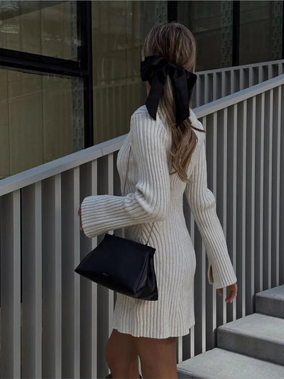 Teresa | Versatile abito a collo alto