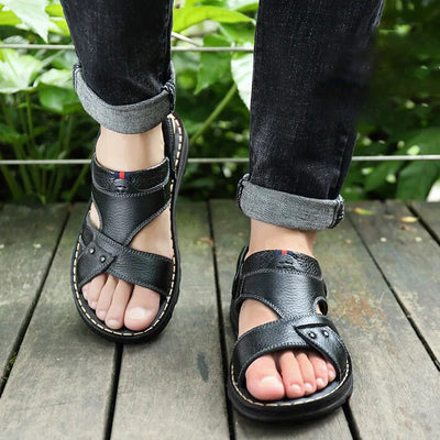 Charles | Sandales en cuir à la mode