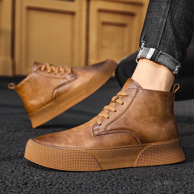 Enzo | Stivali in pelle robusti e alla moda