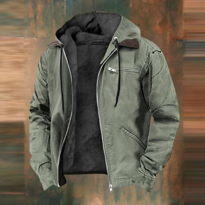 Lorenzo | Giacca con zip e cappuccio