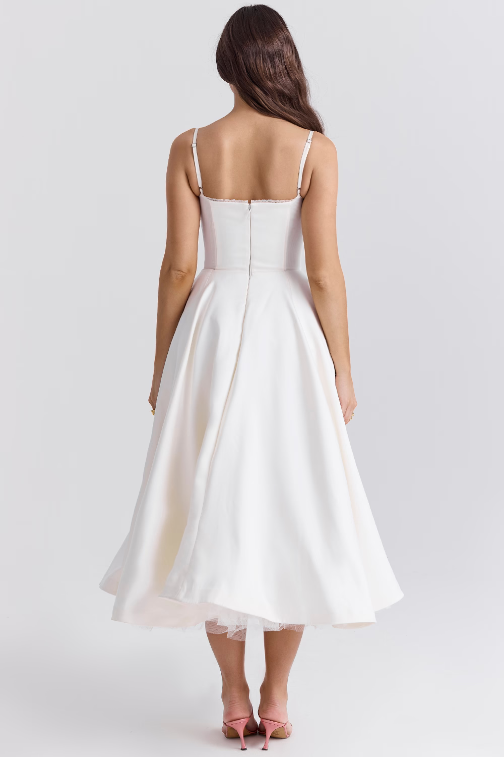 Alessia | Splendido abito midi lucido