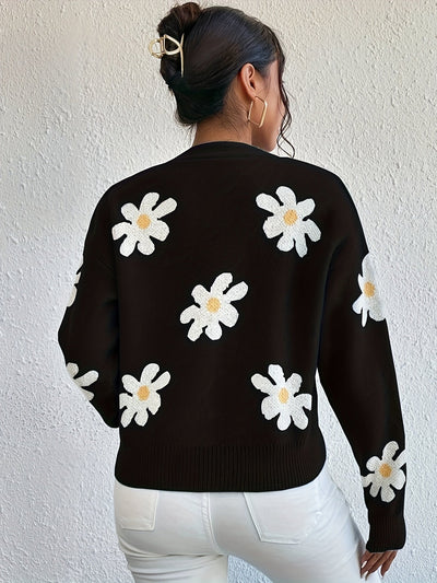 Sandra | Maglione elegante con bottoni