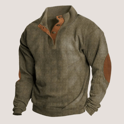 Rico | Maglia a coste con bottoni