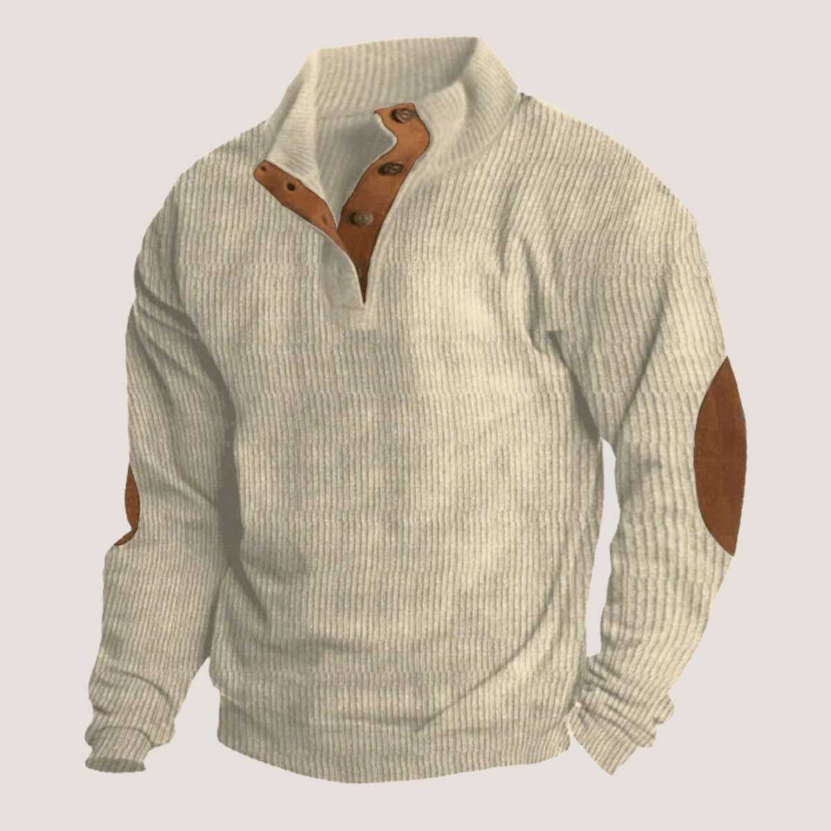 Rico | Maglia a coste con bottoni