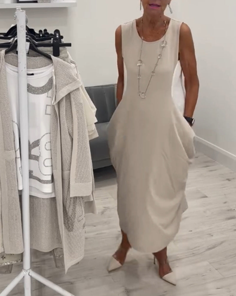 Bella | Abito elegante senza maniche