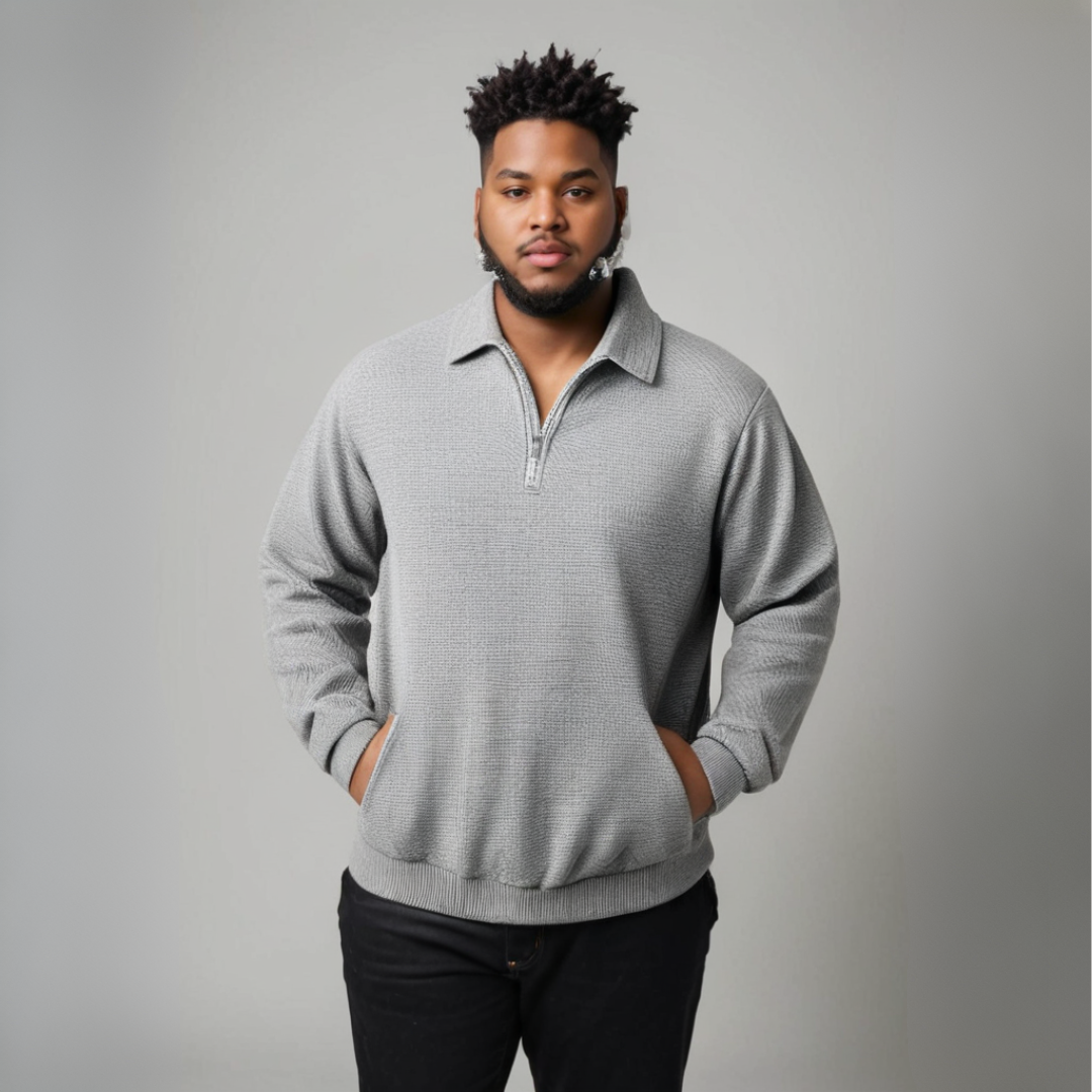 Enzo | Maglione vintage con zip