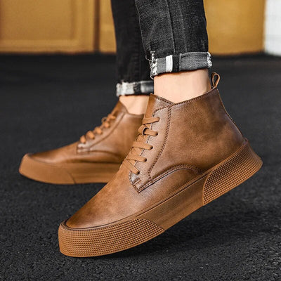 Enzo | Stivali in pelle robusti e alla moda