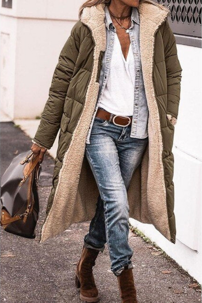 Ginetta | Elegante cappotto reversibile