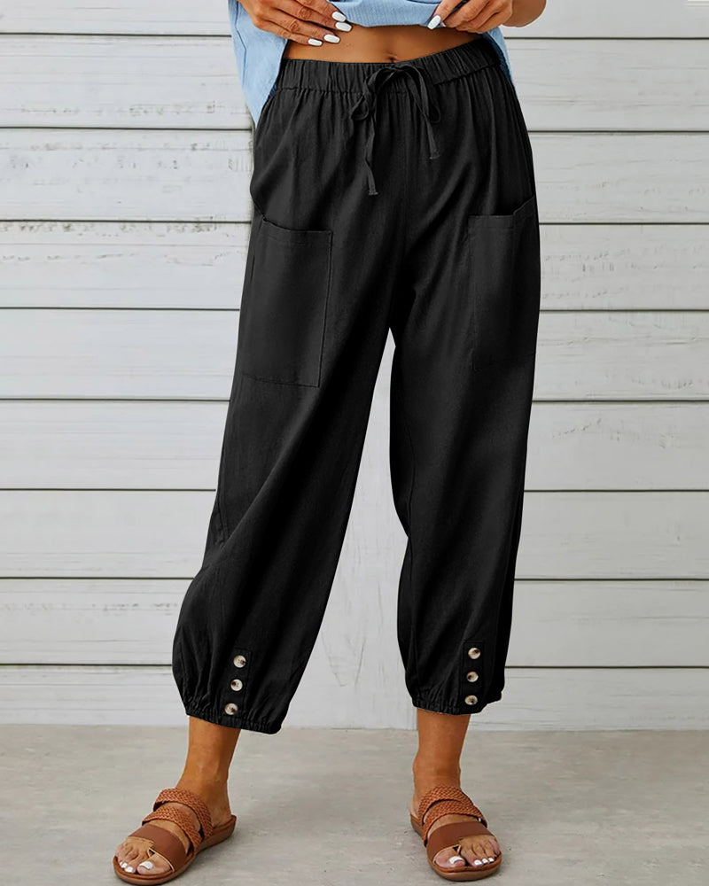 Michela | Pantaloni larghi e comodi