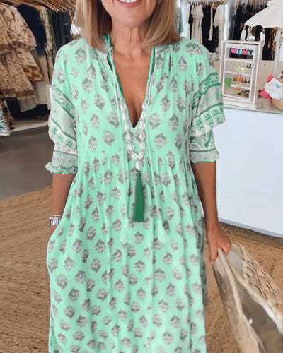 Emilia | Abito casual con stampa