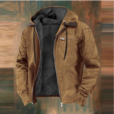 Lorenzo | Giacca con zip e cappuccio