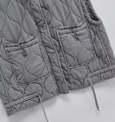 Thalia Gilet Donna – Cotone Leggero e Elegante, Smanicato Chic per Autunno/Inverno-6