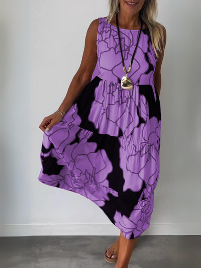 Camila | Abito elegante con stampa floreale