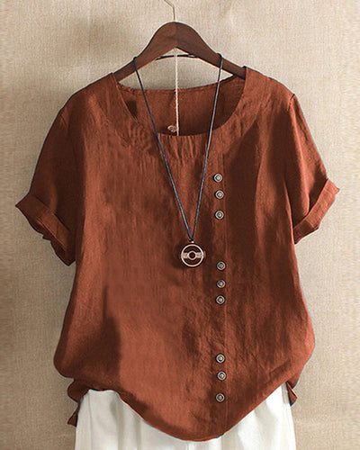 Camicetta Kelly Elegante Donna - Maniche Corte, Design Colorato e Comfort-3