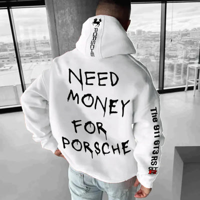 Jace Felpa Uomo Oversize – Cotone di Alta Qualità, Design Auto Unico-4