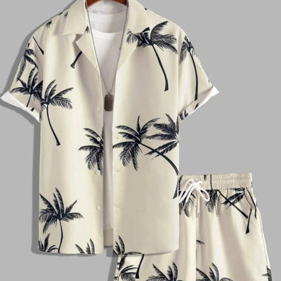 Jorden | Set Estivo a 2 Parti con Camicia Tropicale e Pantaloncini Coordinati 1