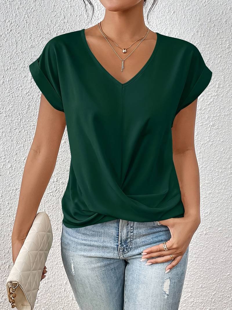 Ariana | Top casual con maniche corte
