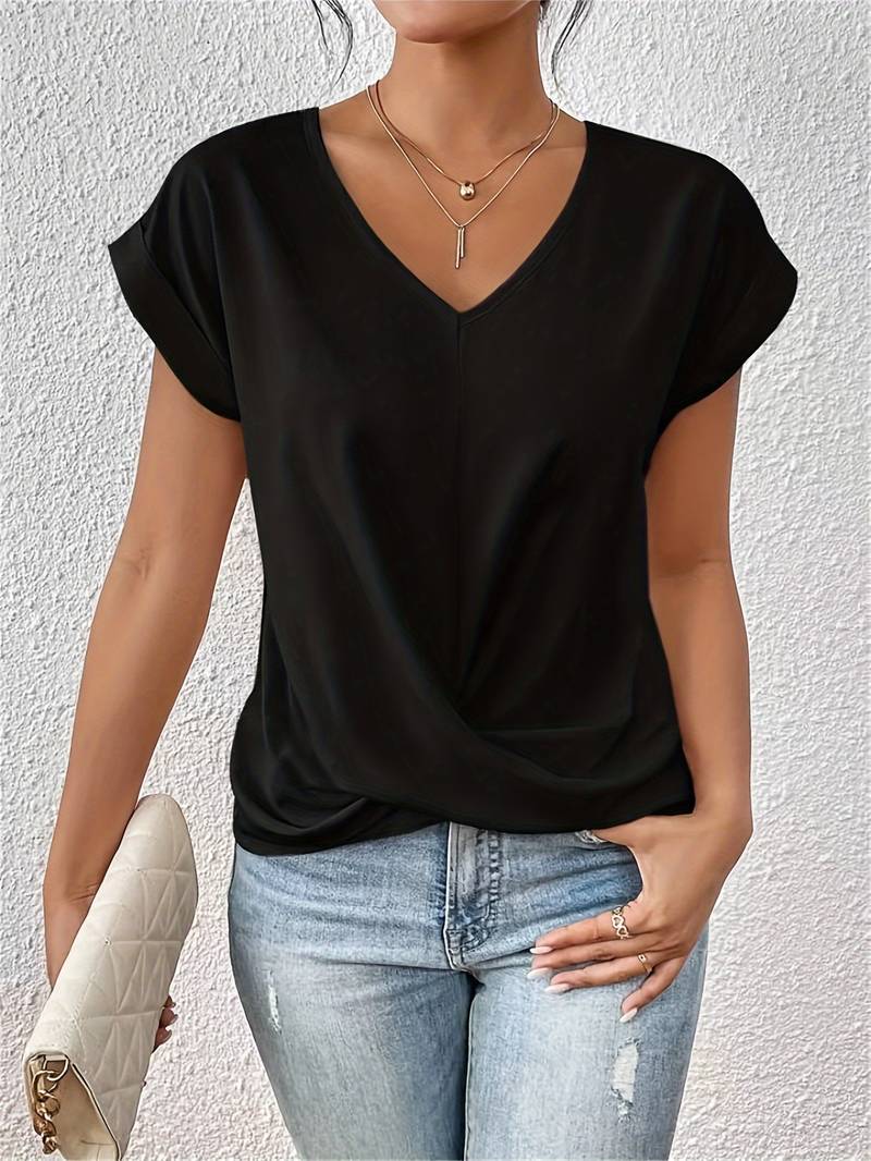 Ariana | Top casual con maniche corte