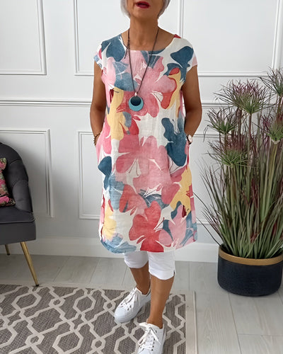 Lainey | Top lungo floreale casual