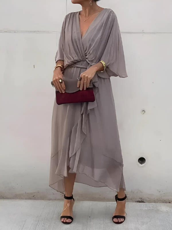 Seraphina | Abito Midi Elegante – Tessuto Elegante-5