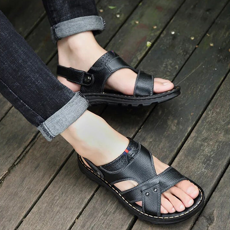 Charles | Sandales en cuir à la mode