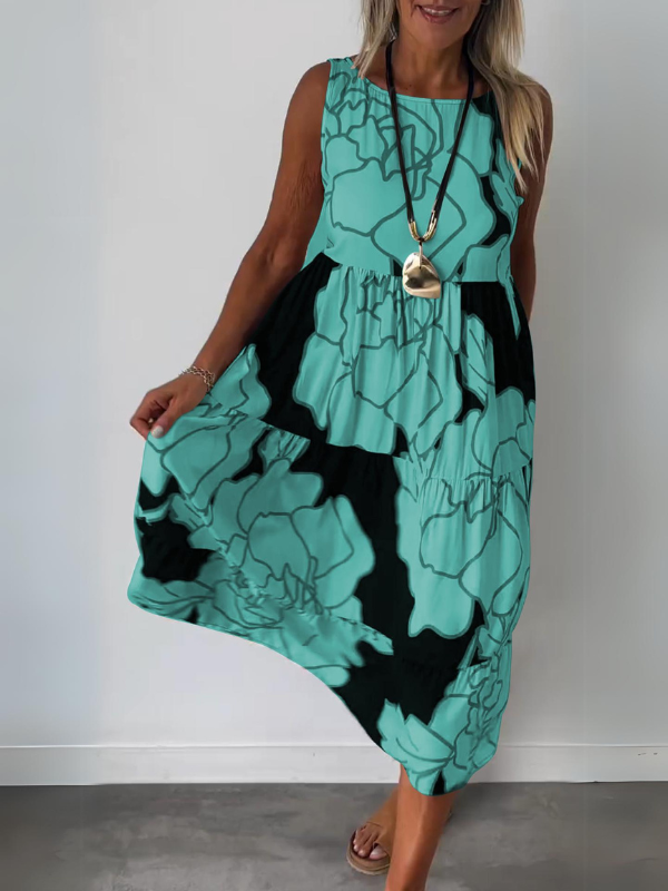 Camila | Abito elegante con stampa floreale