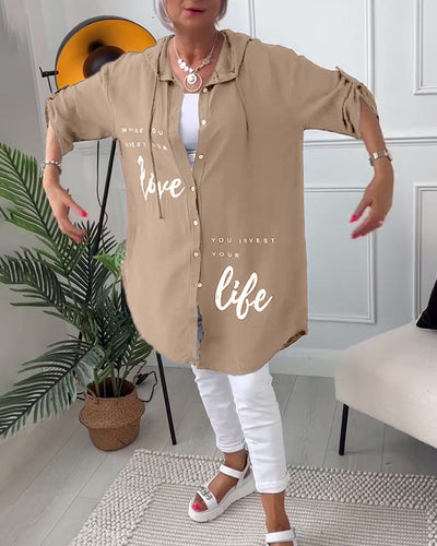 Olivia | Giacca con cappuccio Love Life