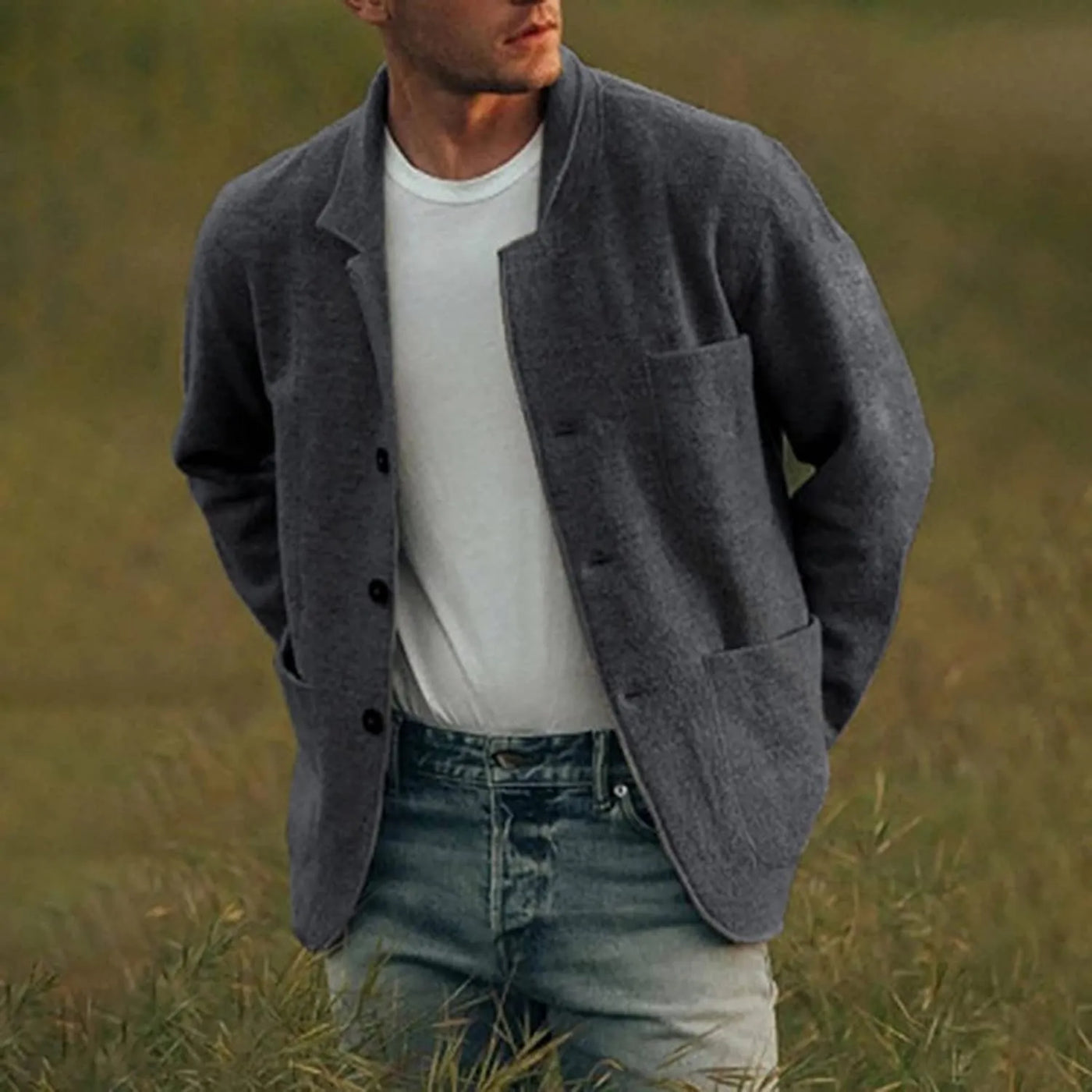 Hendrik | Blazer Uomo Casual Elegante e Versatile-2