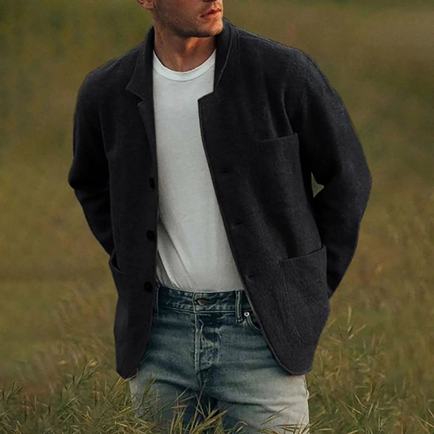 Hendrik | Blazer Uomo Casual Elegante e Versatile-4