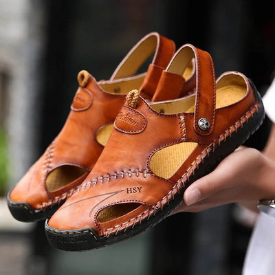 Emiliano | Sandali classici e robusti in pelle