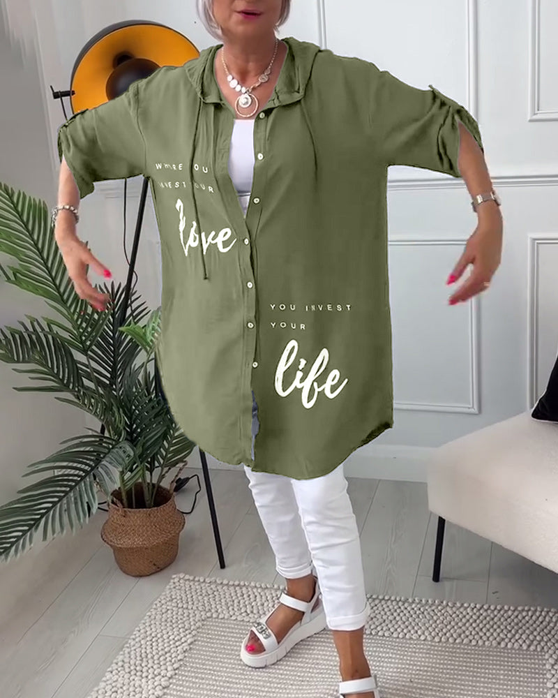 Olivia | Giacca con cappuccio Love Life