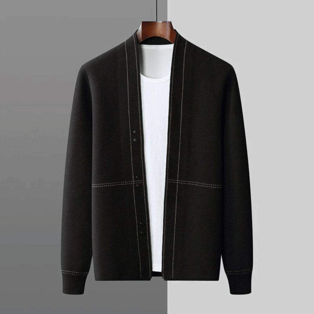 Luca | Comodo cardigan in lana