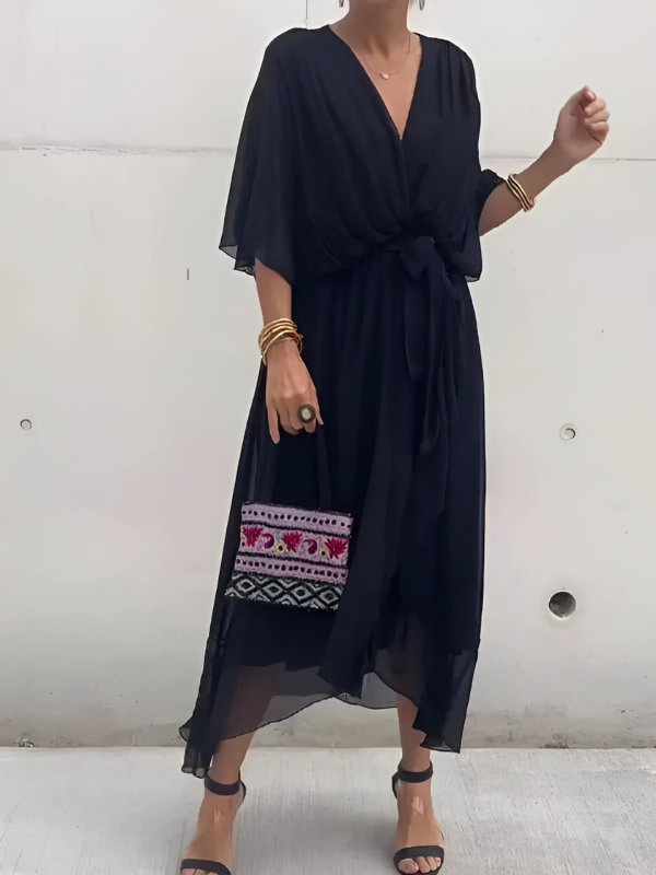 Seraphina | Abito Midi Elegante – Tessuto Elegante-1