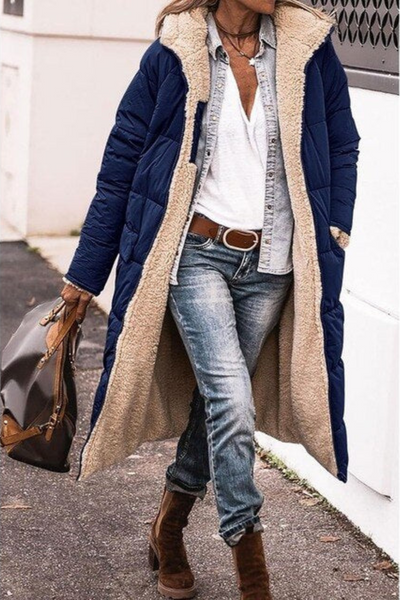 Ginetta | Elegante cappotto reversibile