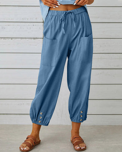 Michela | Pantaloni larghi e comodi