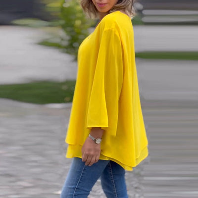 Aria | Camicia Leggera in Chiffon con Chiusura a Cerniera 6
