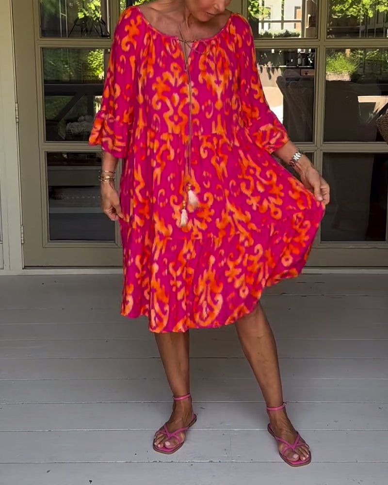 Mia | Abito stampato alla moda