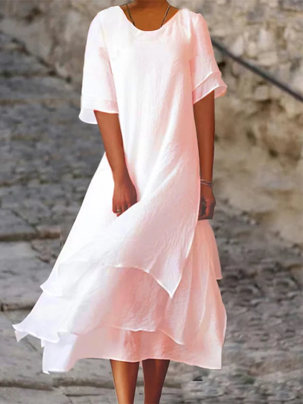 Asimmetrico | Abito Sciolto Donna Elegante 6